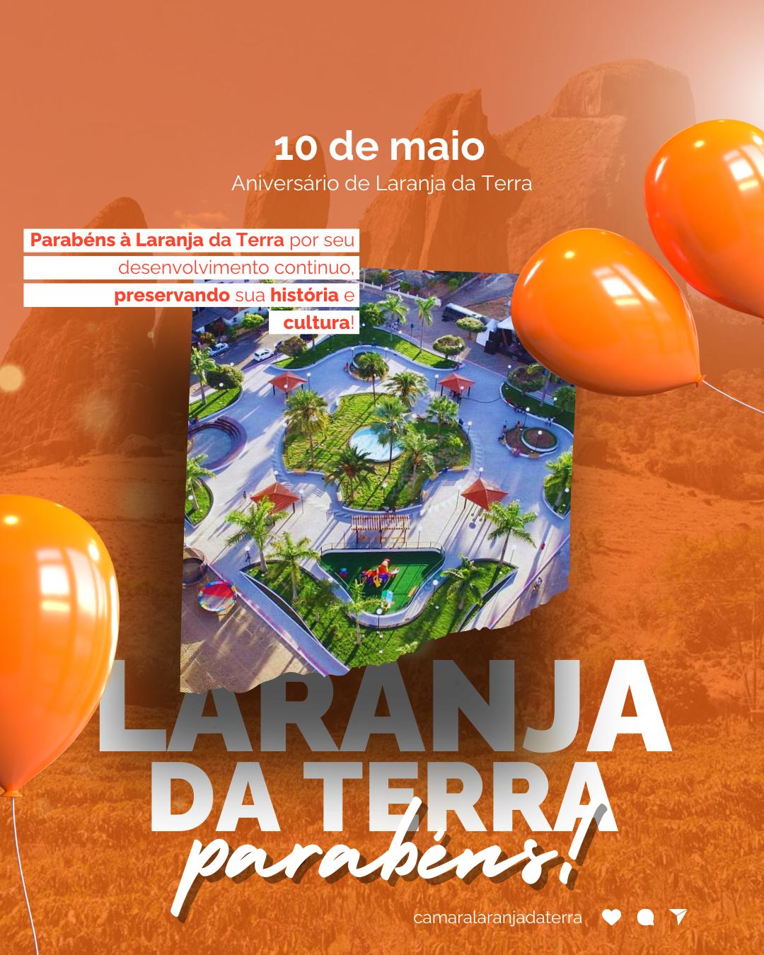 Parabens Laranja da Terra! 